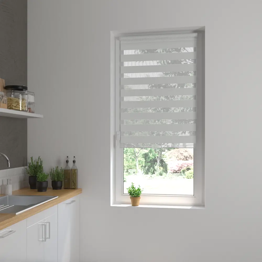 Штора рулонная день-ночь Inspire Peter 60x160 см светло-серая Granit 5 82691059 STLM-2151029 - Вид №10