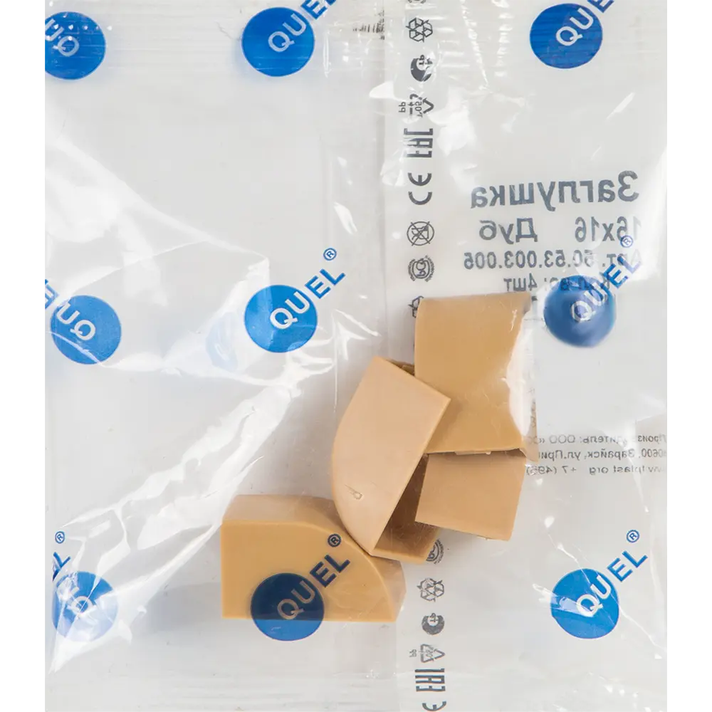 Заглушка для кабель-канала 16/16 мм цвет дуб 4 шт Santreyd STLM-2192586 - Вид №1