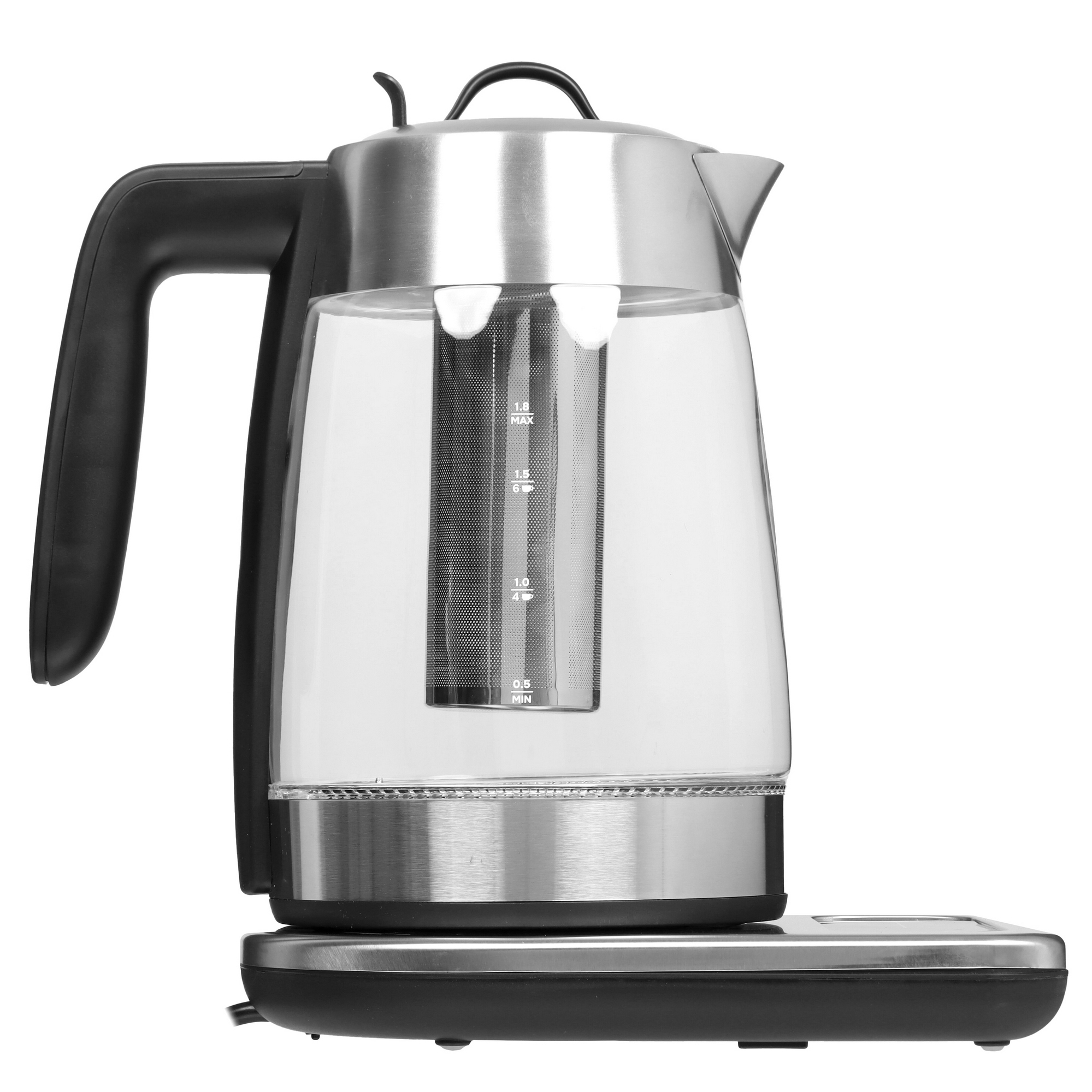 9210622 Электрочайник DEXP DK-1805DT серебристый STDN-0021818 - Вид №1