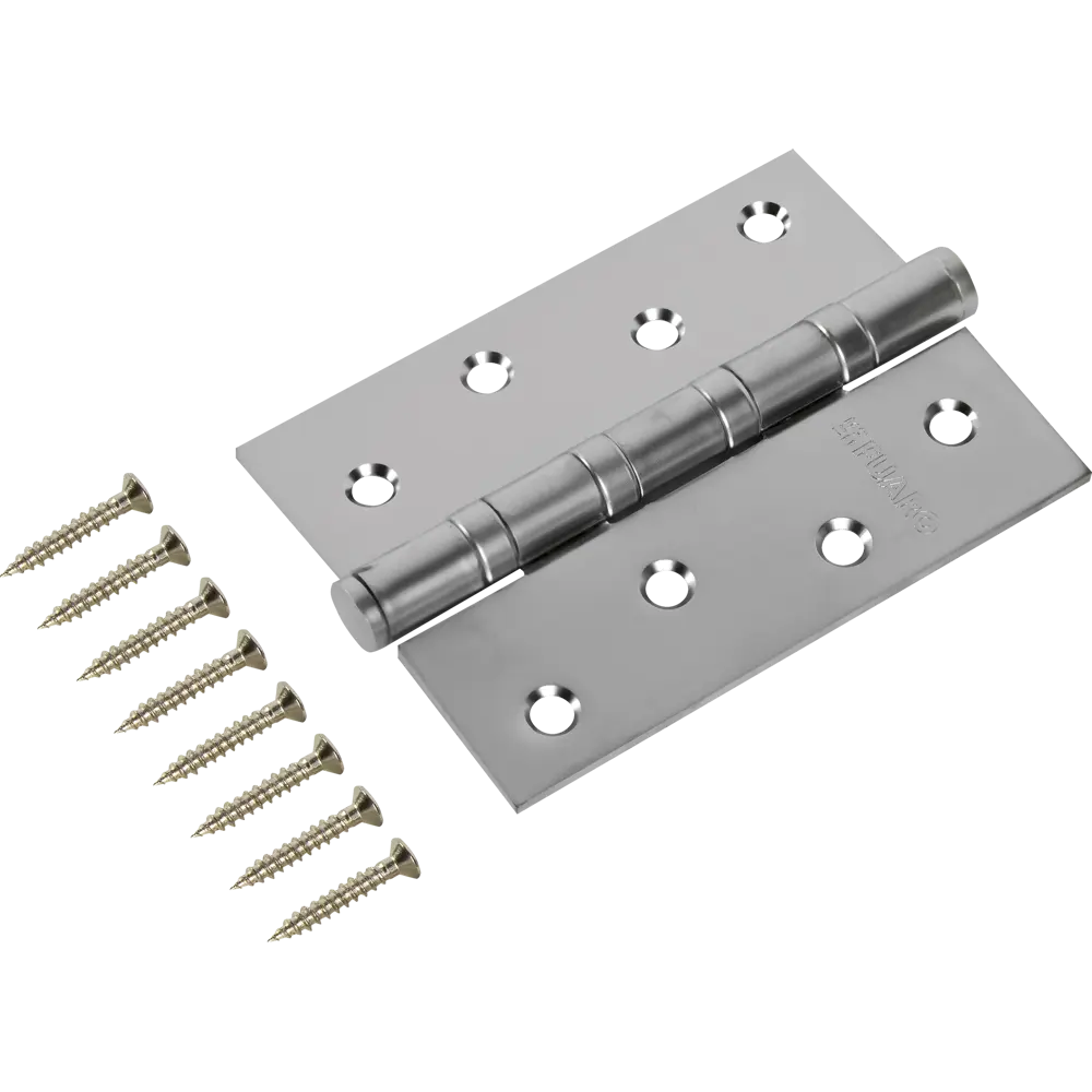 82105970 Петля универсальная U1004BB-PC/BL 100x75x2.5 мм сталь цвет перламутровый хром STLM-0019065 FUARO Home - Вид №2