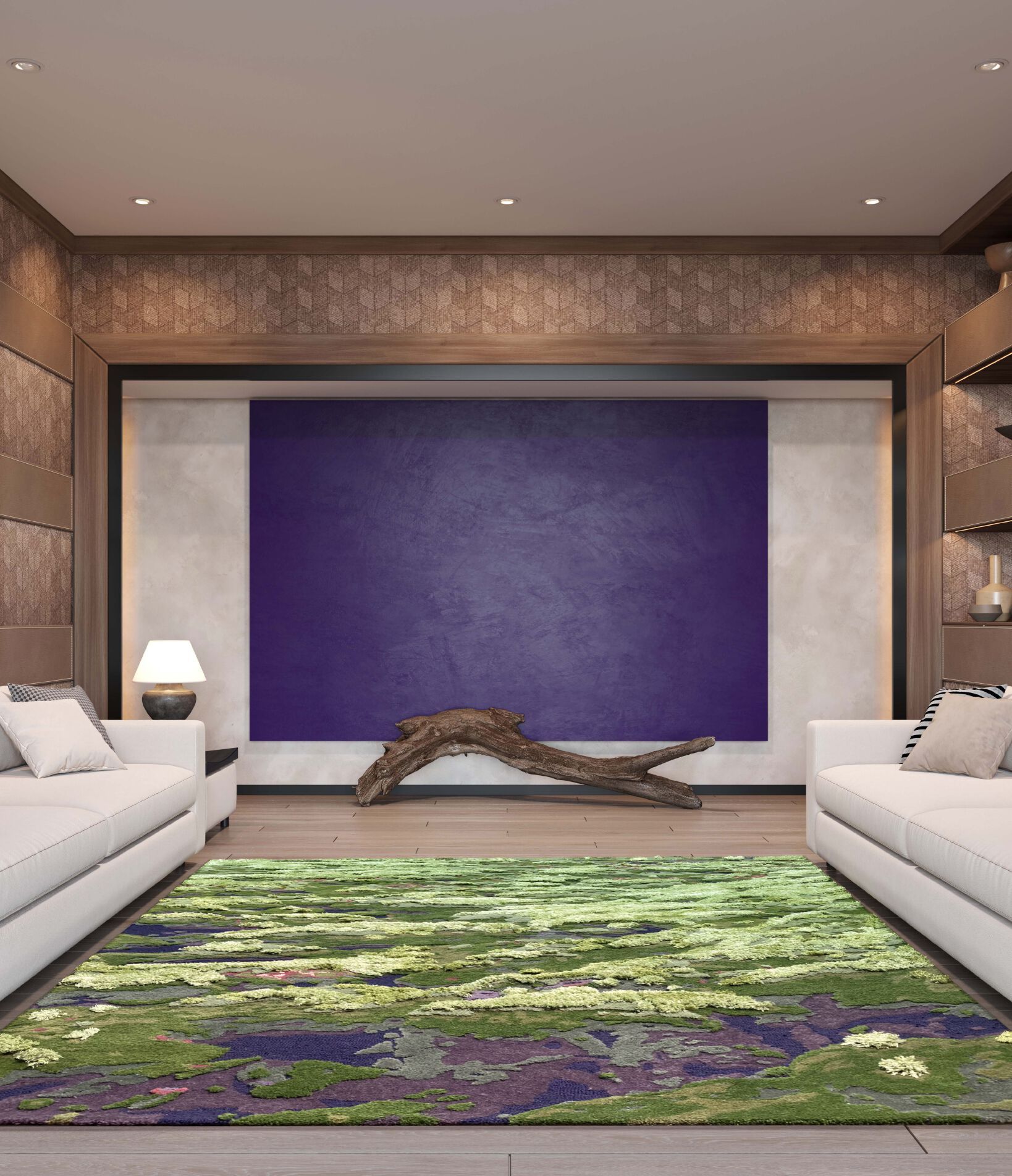 Прямоугольный ковер ручной работы Tapis Rouge Planet Earth ARCH-00092079 - Вид №1