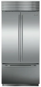 Sub-Zero Встраиваемый двухдверный холодильник из нержавеющей стали класса а +  Icbbi-36ufdid/s/th