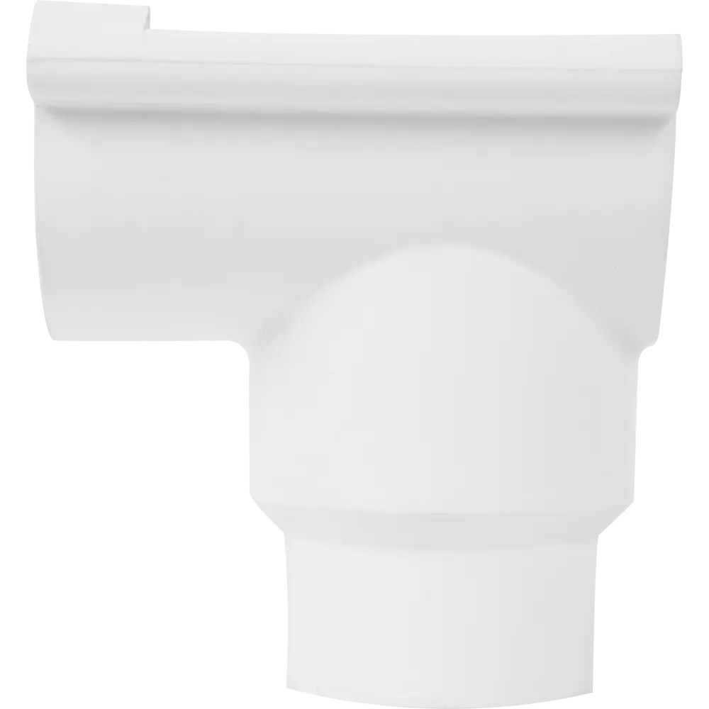 Воронка желоба торцевая универсальная цвет белый MUROL STLM-2198603 - Вид №2