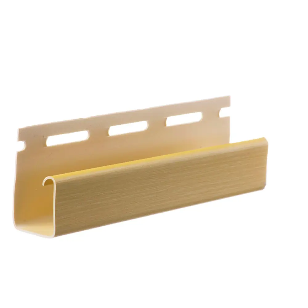 J-профиль для сайдинга Fineber 3000 мм цвет желтый STLM-2205984