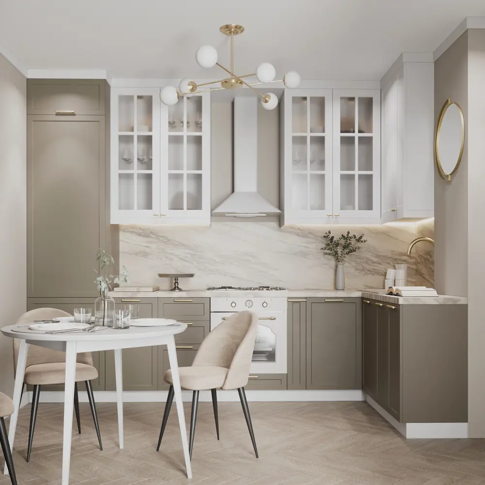 Фасад кухонного шкафа Ньюпорт 59.7x76.5 см KONSENSA МДФ цвет белый Ньюпорт белый STLM-2204966 - Вид №10