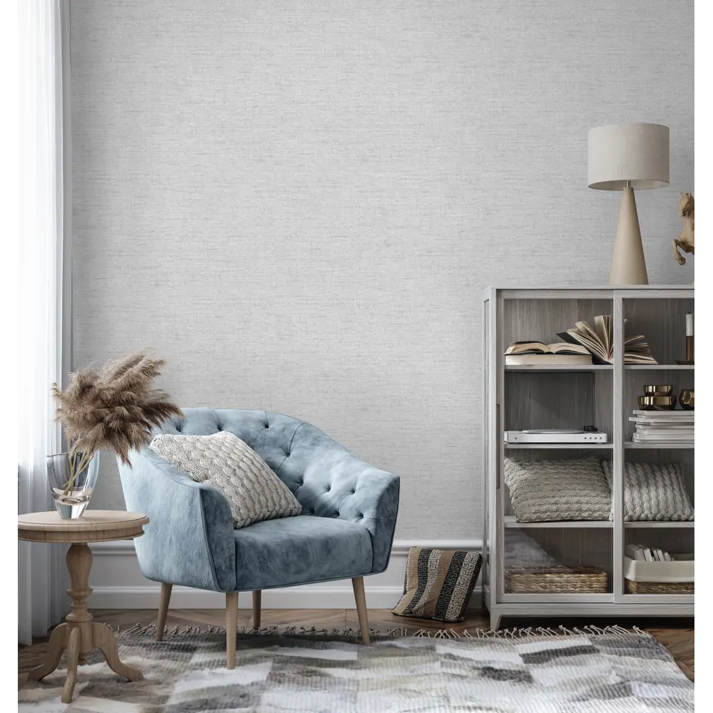 Обои флизелиновые Inspire Lafleur серые 1.06 м 98187 STLM-2003728 - Вид №2