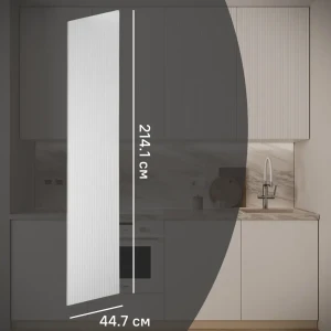 Konsensa Висла - фасад кухонный МДФ белый с ПВХ покрытием 44.7x214.1 см 89385075