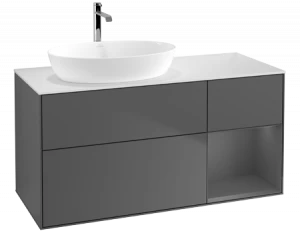 Villeroy&Boch Тумба под раковину Прямоугольная версия FA51GKGK Finion Anthracite Matt Lacquer