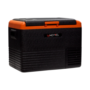 90538447 Отдельностоящий холодильник AF-K40 608x442 см цвет черный, оранжевый STLM-0271110 MEYVEL