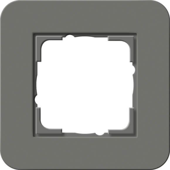 0211423 Рамка 1-постовая темно-серый/антрацит Gira E3