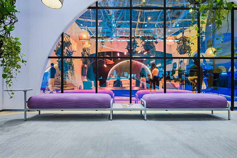 Модульная скамья из ткани KVN Design Furniture Nomadic ARCH-00131331 - Вид №6