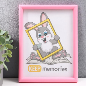 90335029 Рамка 3935843, 15х21 см, пластик, цвет розовый Keep memories STLM-0189376 KEEP MEMORIES