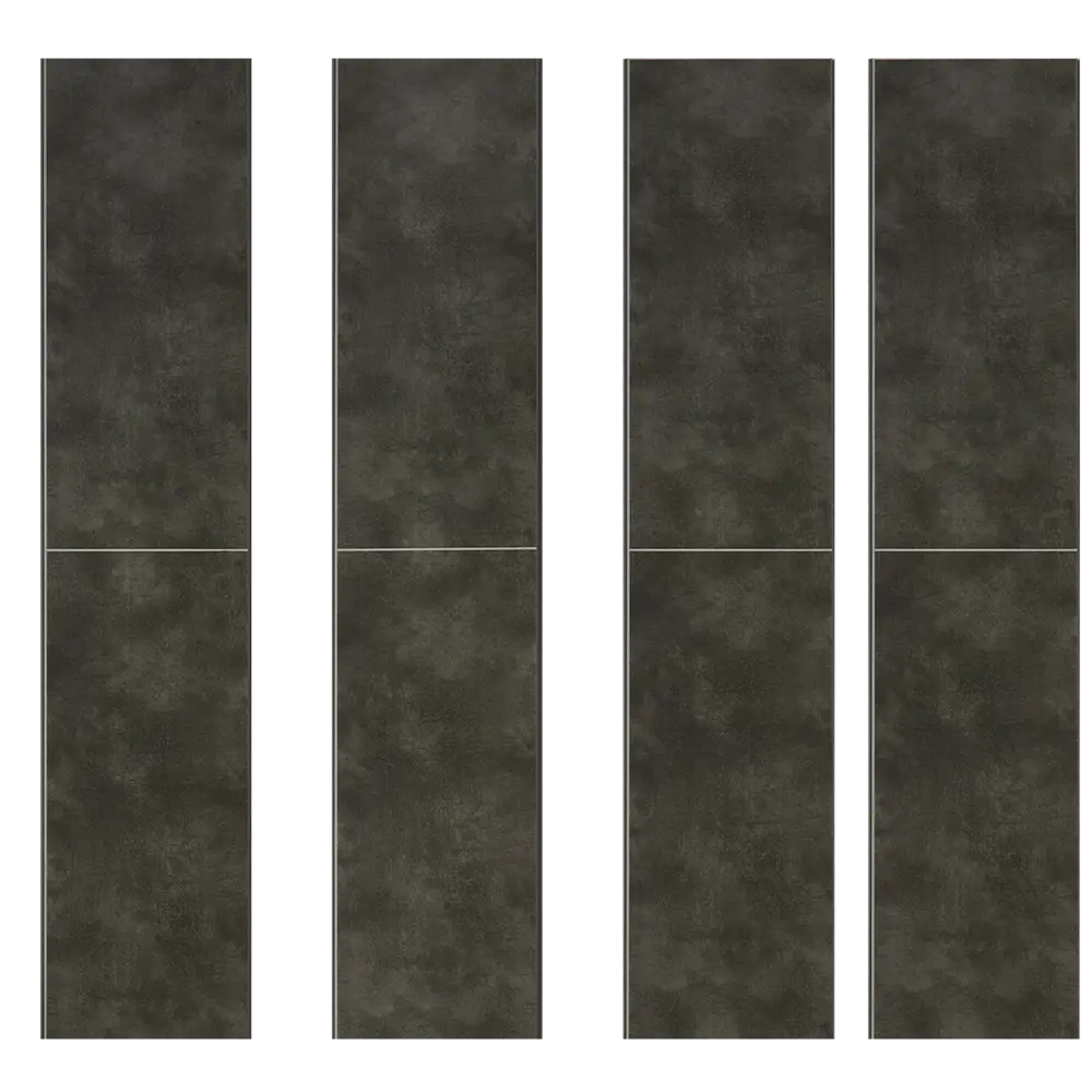 Панель ПВХ KREAFORTA Импресса серый 1200x250x10 мм 1.2 м² (4 шт.) STLM-2047118 - Вид №4