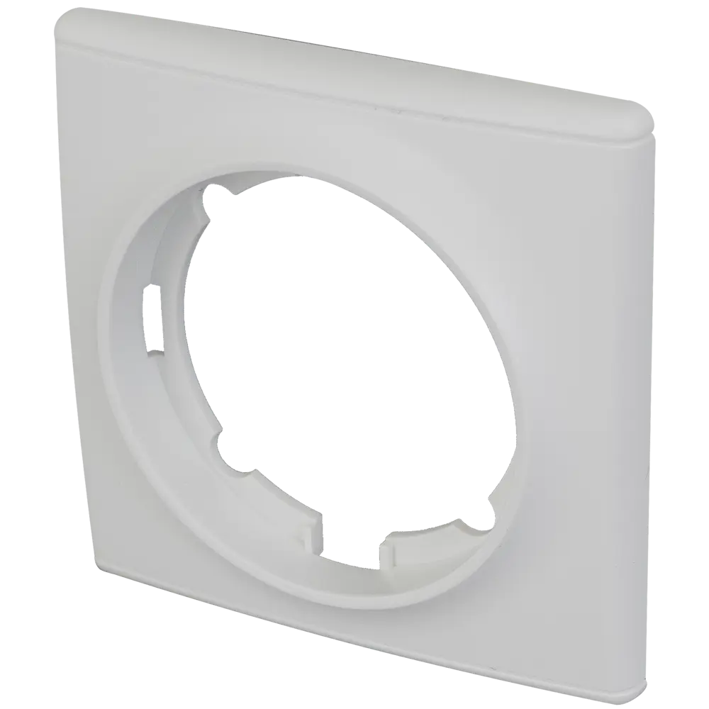 Рамка для розеток и выключателей Onekey Florence 1 пост, цвет белый ONEKEYELECTRO STLM-2072579 - Вид №2