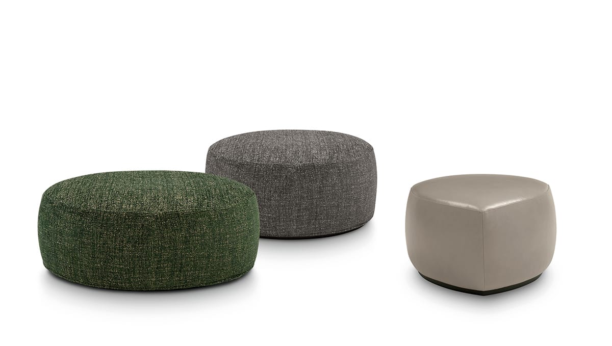 Круглый пуф из ткани BODEMA SUMO ARCH-00102223 - Вид №3