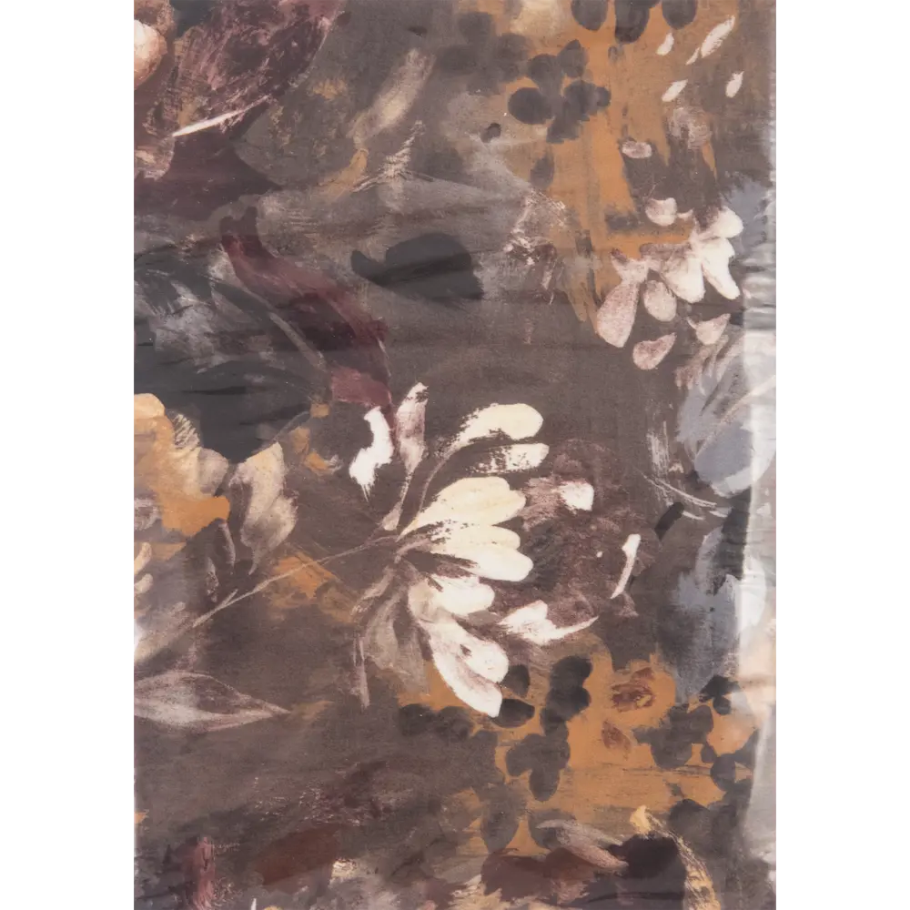 Штора на ленте Розы 140x280 см цвет коричневый SEASONS STLM-2010602 - Вид №6