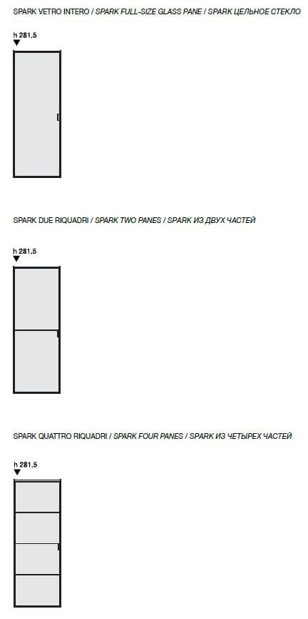 Стеклянная дверь Longhi Алюминиевые шикарные двери ARCH-00135971 - Вид №3
