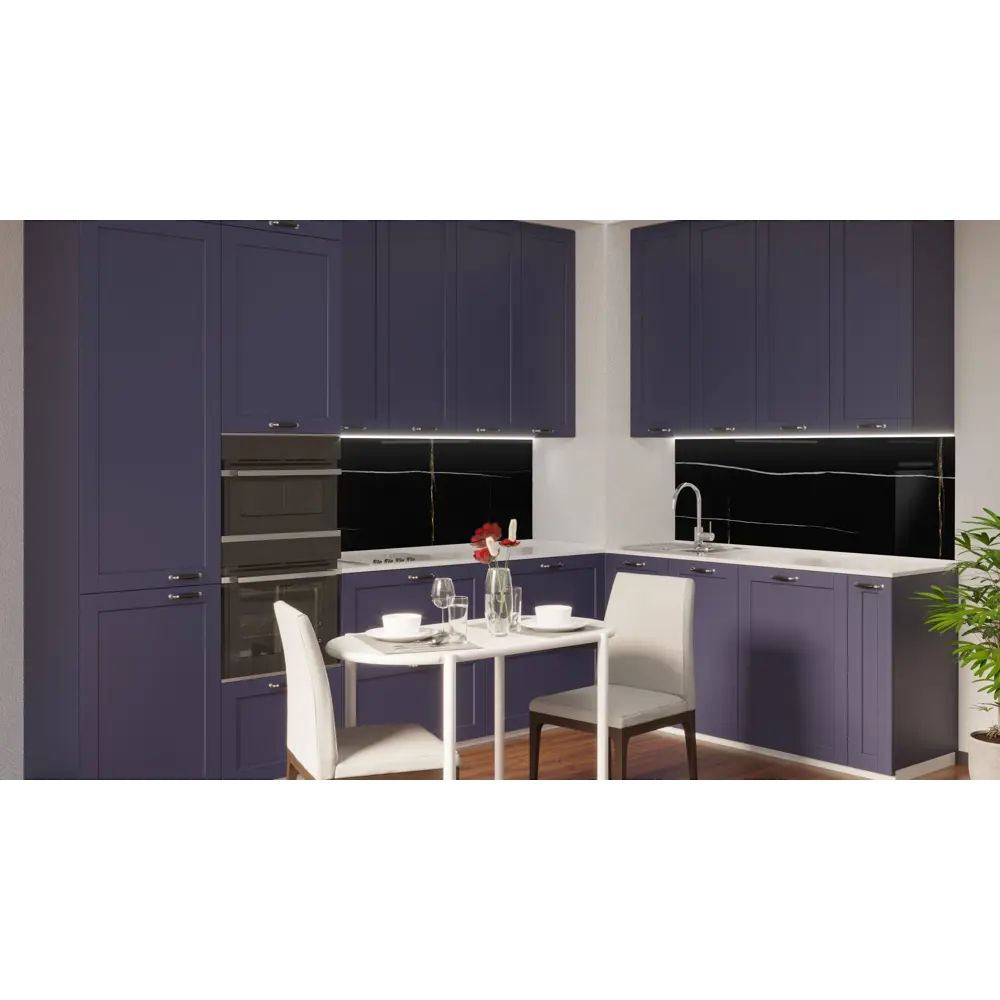Стеновая панель Alumoart Sahara Noir Cord 48.1.4 60x0.4x240 см алюминий цвет черный камень STLM-2130302 - Вид №3