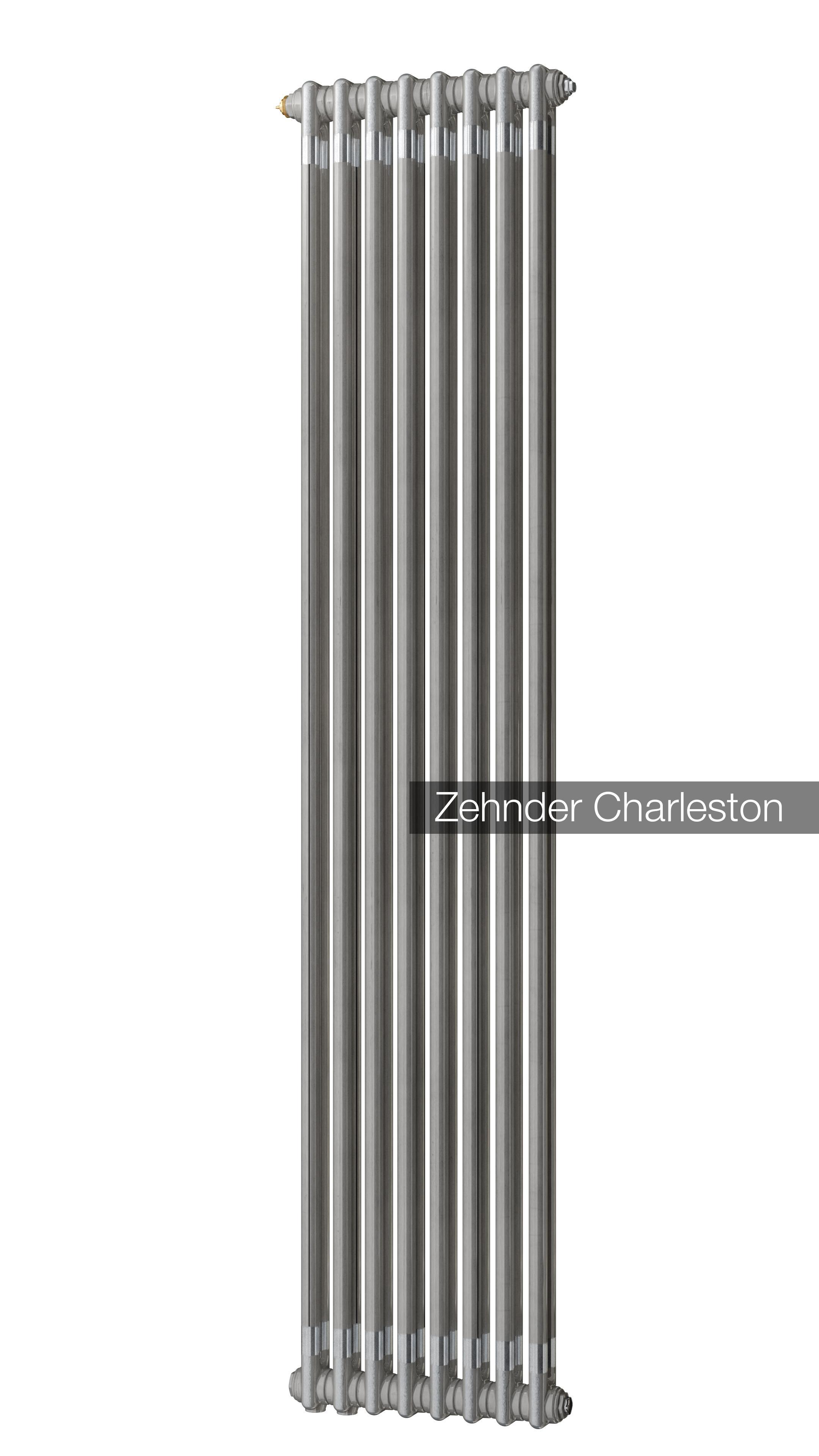 90175427 Радиатор трубчатый Charleston 10 секций нижнее подключение сталь серый STLM-0123799 ZEHNDER