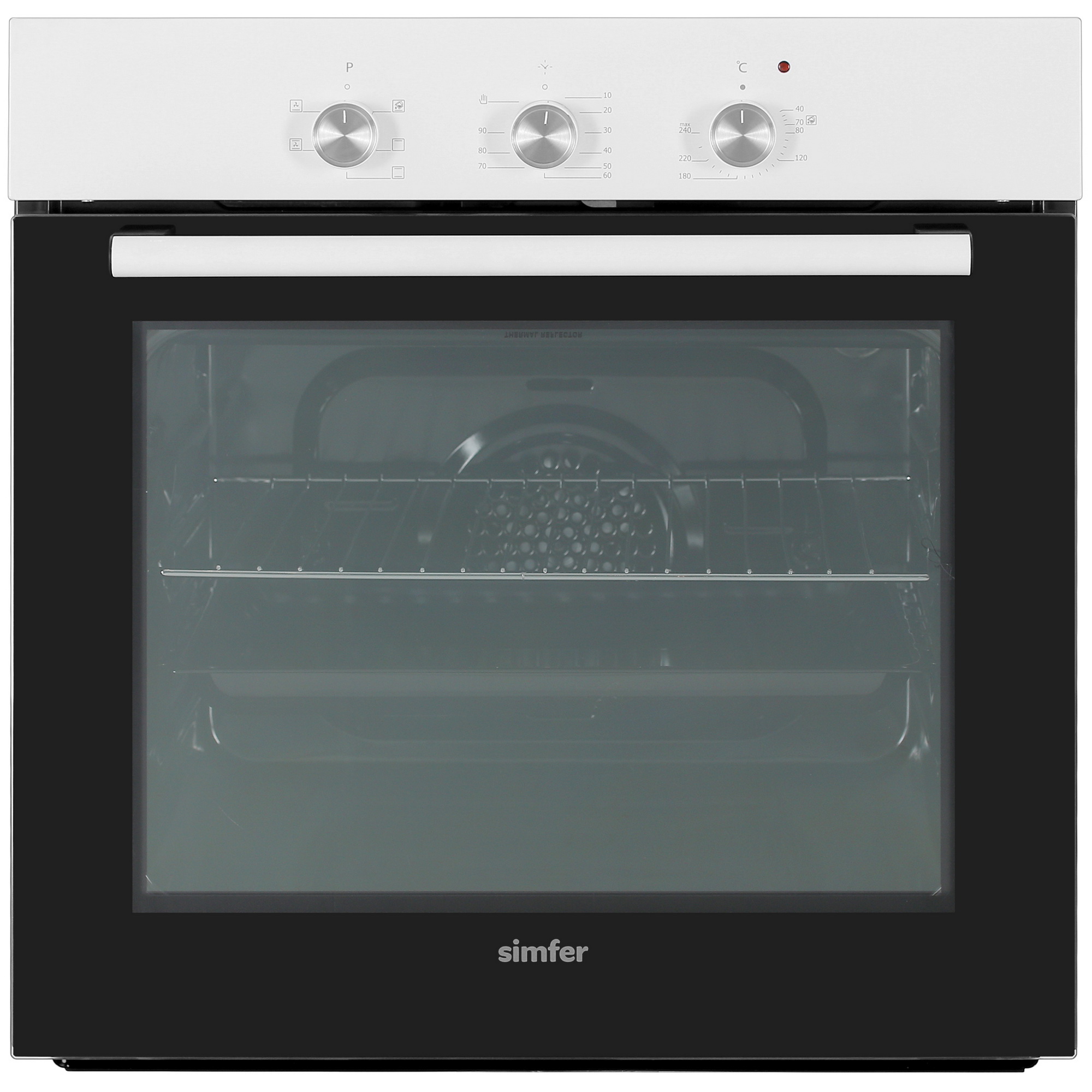 1115468 Электрический духовой шкаф Simfer B6EW16011 белый STDN-0001731