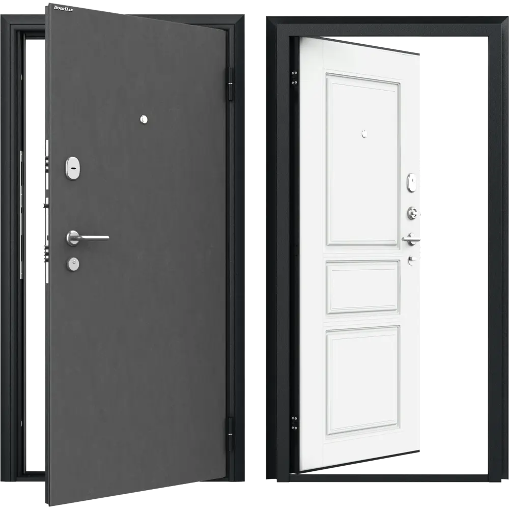 Дверь входная металлическая Премиум New 98x205 см правая малибу классик DOORHAN STLM-2024625 - Вид №1