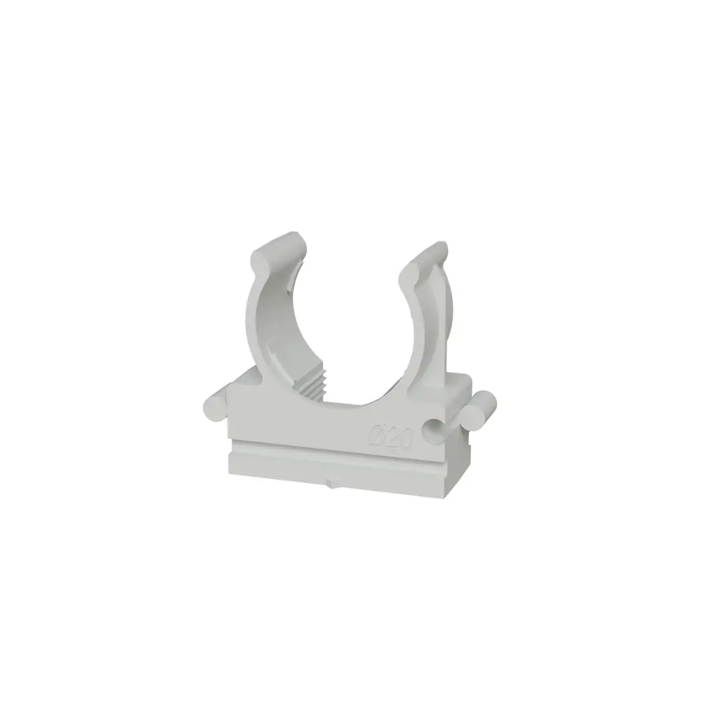 Клипсы Lexman для крепления труб 20 мм, серые, 50 шт 88460838 STLM-1103950