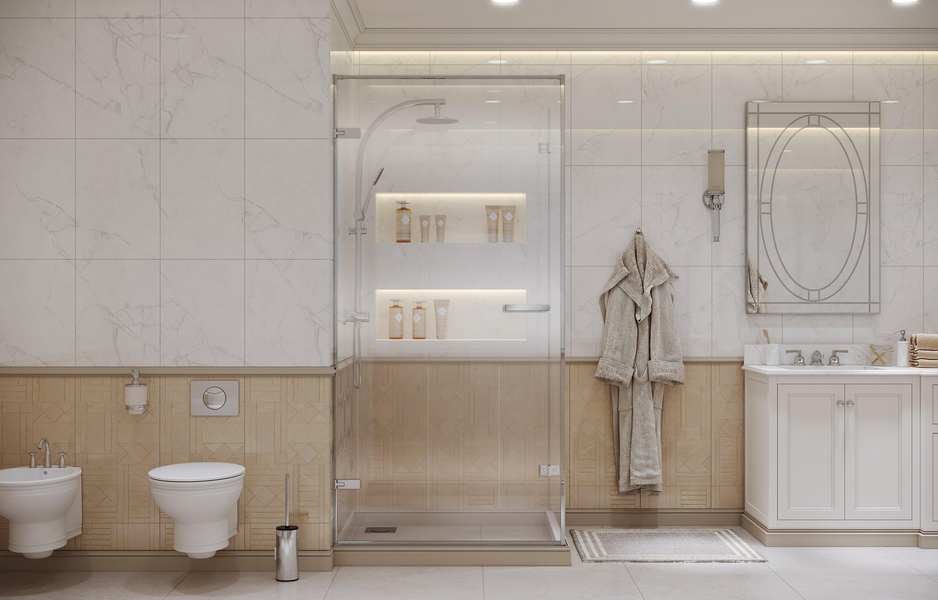 Душевое ограждение Ambassador Abner 10011101L (900x900x2000), 1 место  - Вид №2