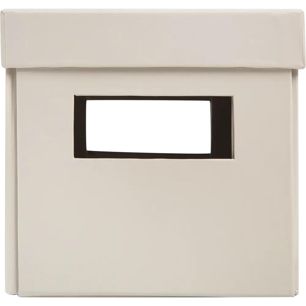 Коробка складная 20x14x13 см картон цвет бежевый STORIDEA STLM-2201392 - Вид №3