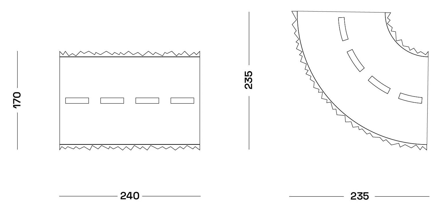 Шерстяной ковер ручной работы Poltronova шоссе ARCH-00002229 - Вид №8