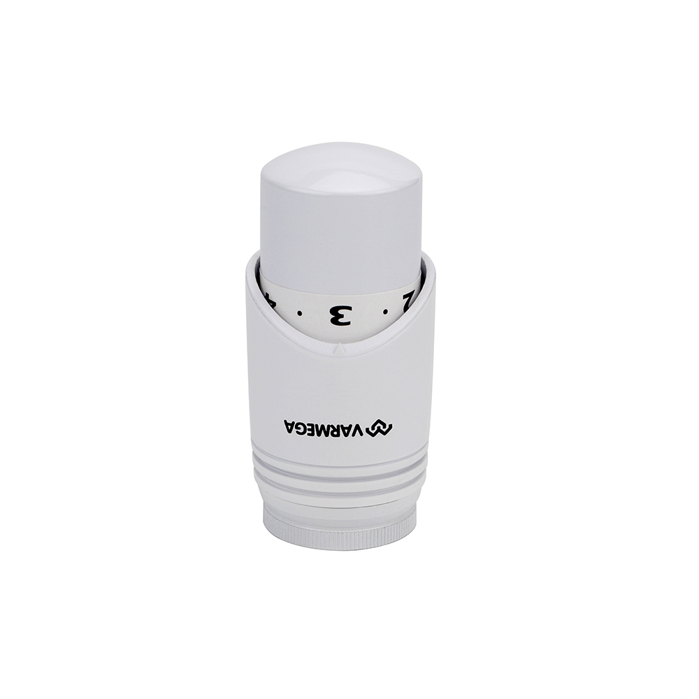91092893 Термостатическая головка для радиаторного клапана M30x1.5 VM112 цвет белый STLM-0480260 VARMEGA