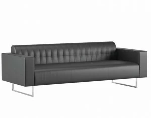 Ersa 3-местный кожаный диван-основа для санок M-line