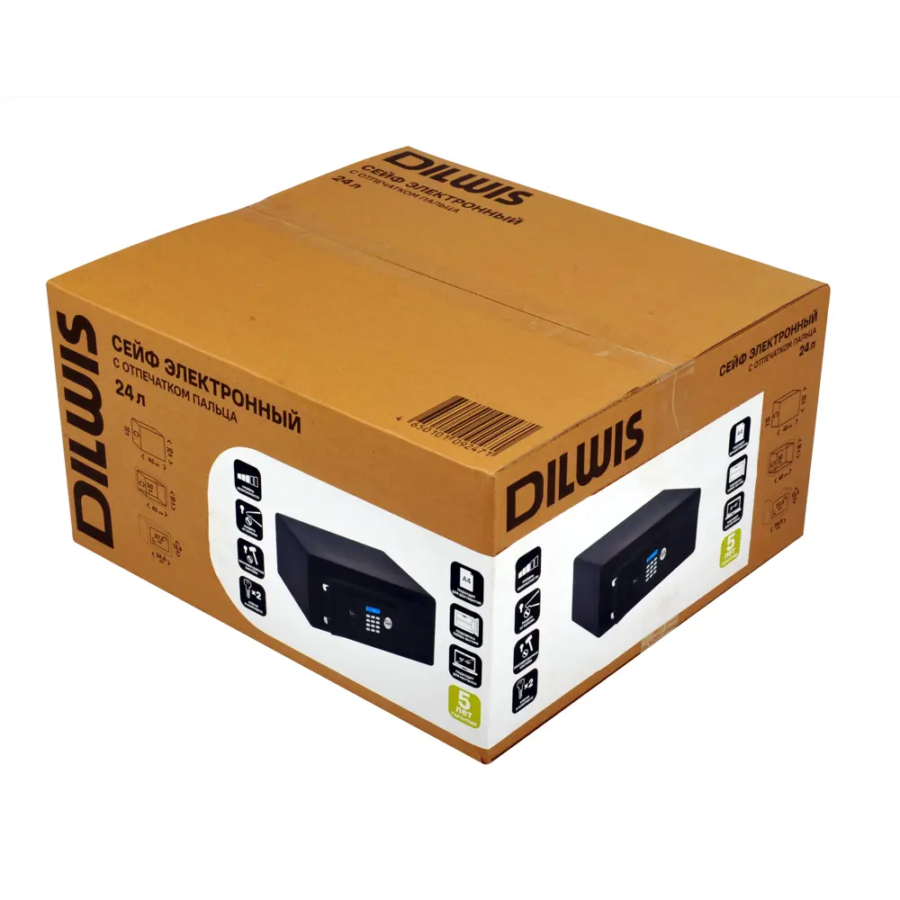 Сейф встраиваемый DILWIS электронный замок 35x20x43 см STLM-2024409 - Вид №7