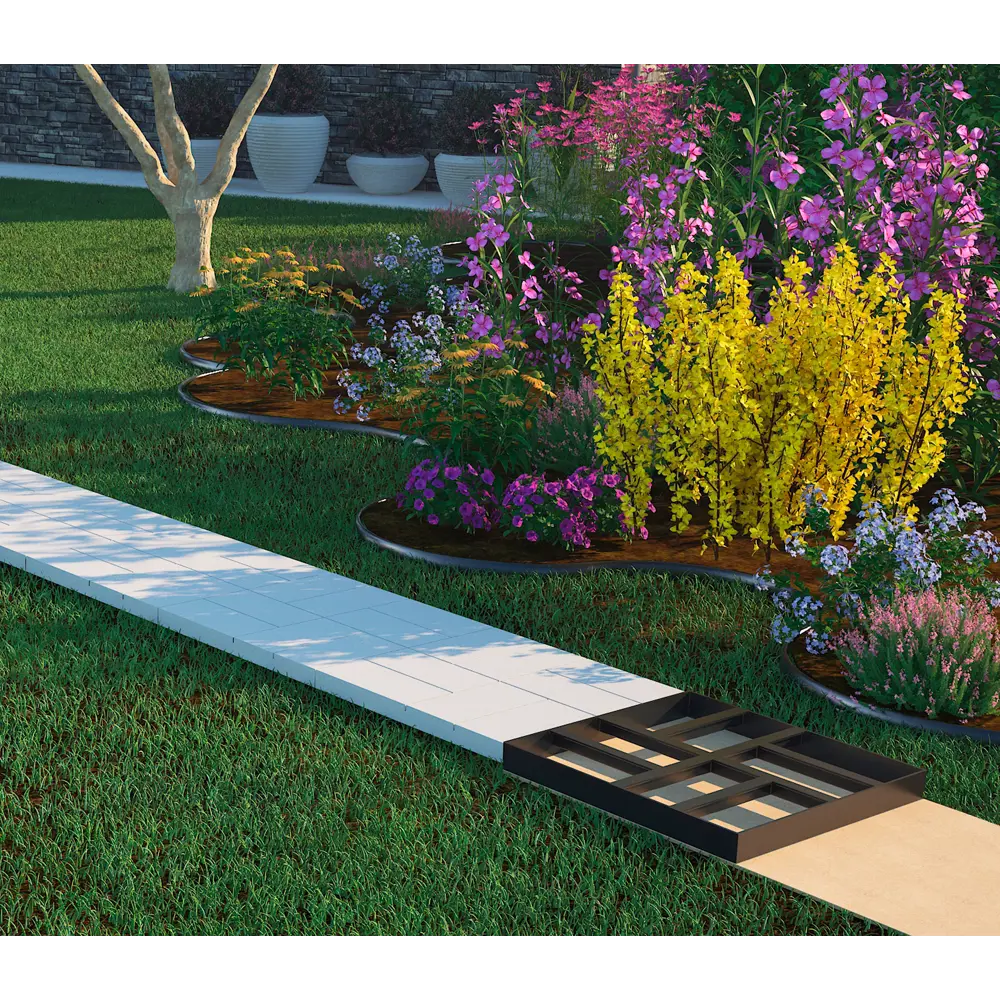 GEOLIA Форма для садовых дорожек 40х40х4 см 89340778 STLM-0952593 - Вид №6