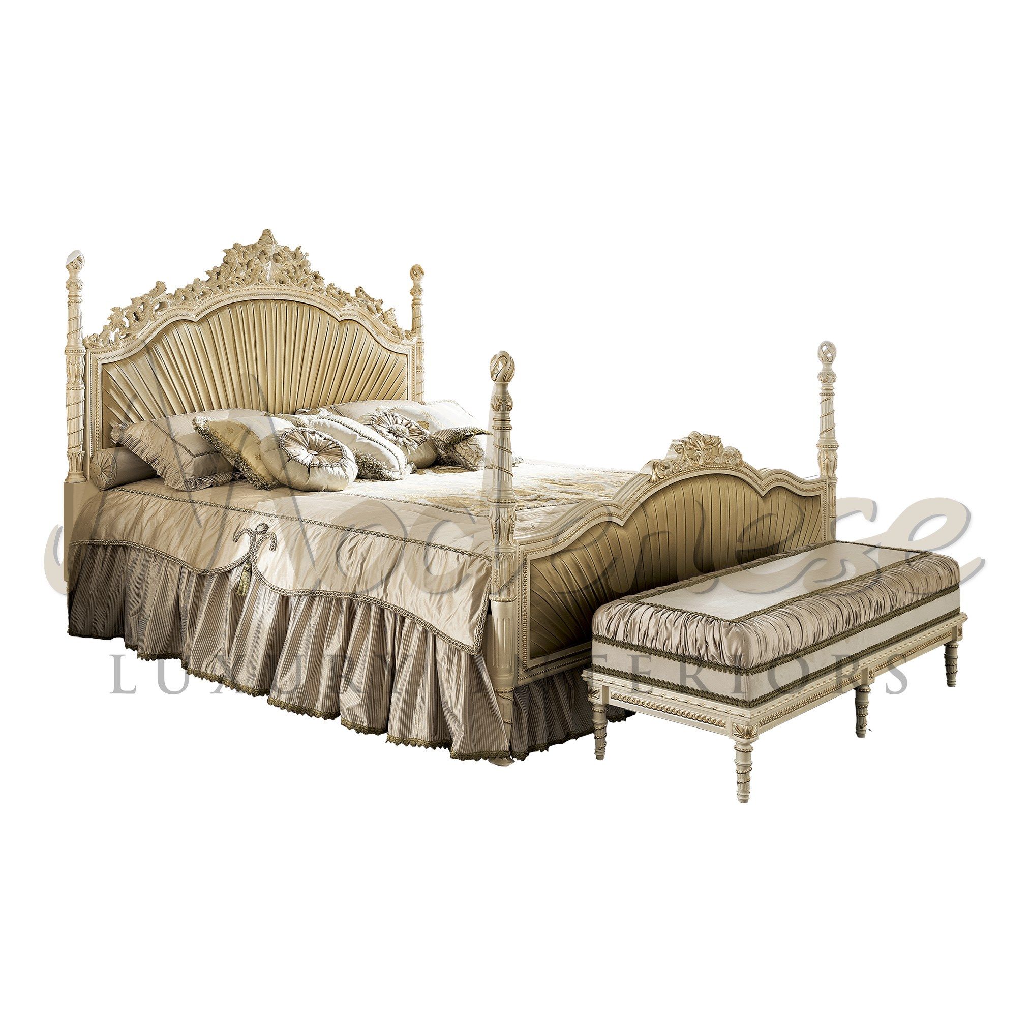 Ткань ручной вязки покрывало Modenese Luxury Interiors Bedcovers ARCH-00066156 - Вид №3