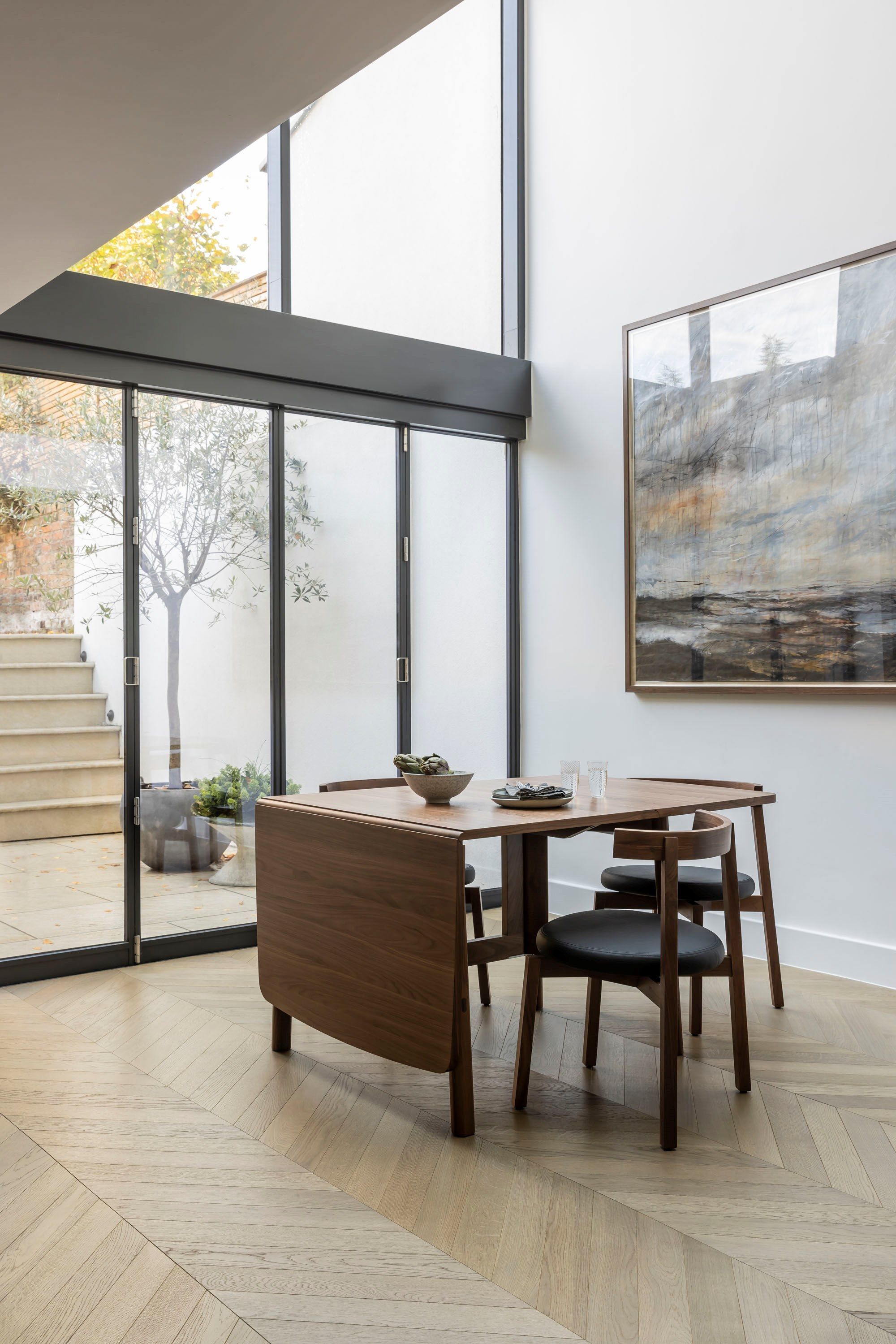 Выдвижной прямоугольный стол с откидной крышкой из грецкого ореха Case MARLOW ARCH-00079064 - Вид №9