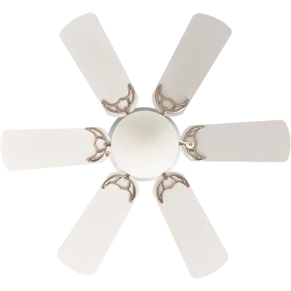 Люстра-вентилятор E27х1X60 Вт, цвет белый Globo STLM-2100139 - Вид №1