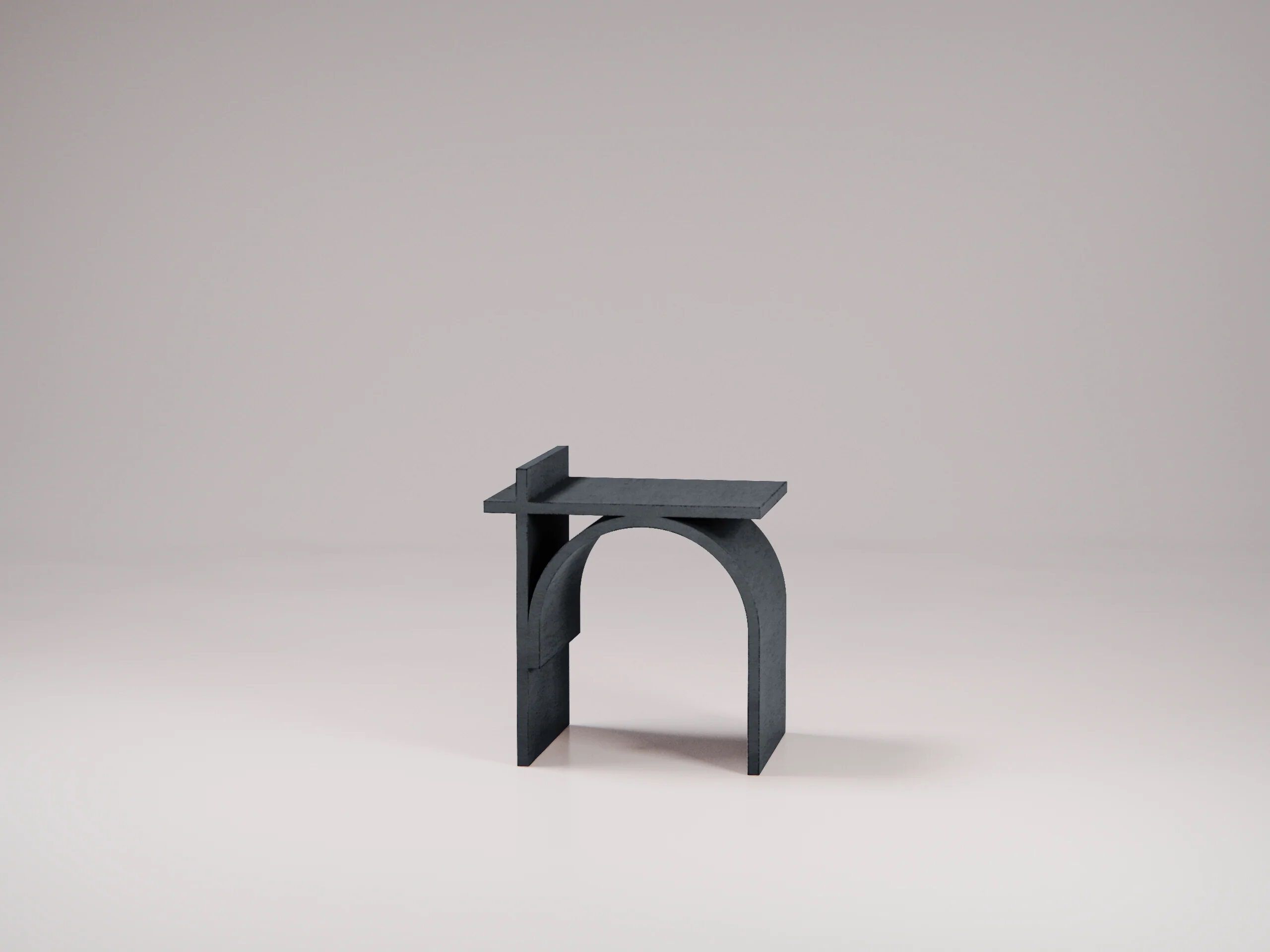 Прямоугольный бетонный журнальный столик Forma&Cemento Abecedario ARCH-00134887 - Вид №5