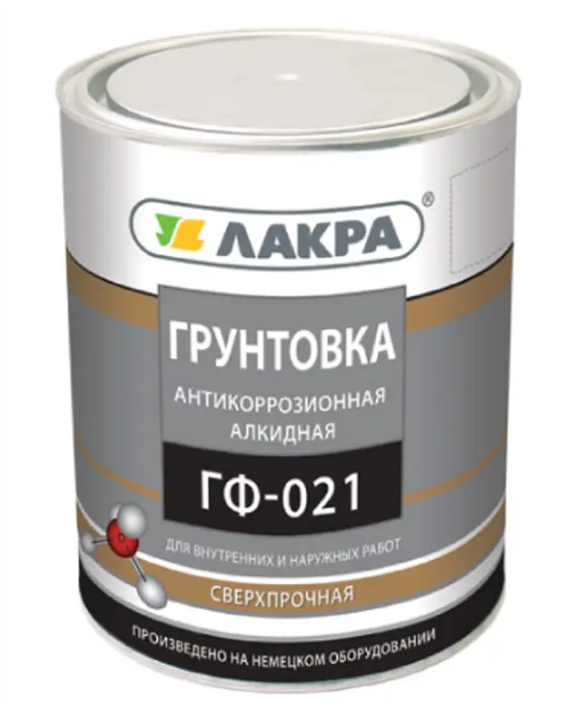 90708536 Грунт Лакра ГФ-021 быстросохнущий серый 0.8 кг STLM-0348103