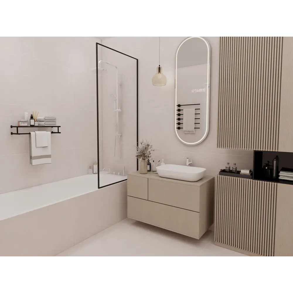 Глазурованный керамогранит Duna Charming Aria Punch Ghr 60x120 см 1.44 м² матовый цвет светло-серый STLM-2024163 - Вид №2