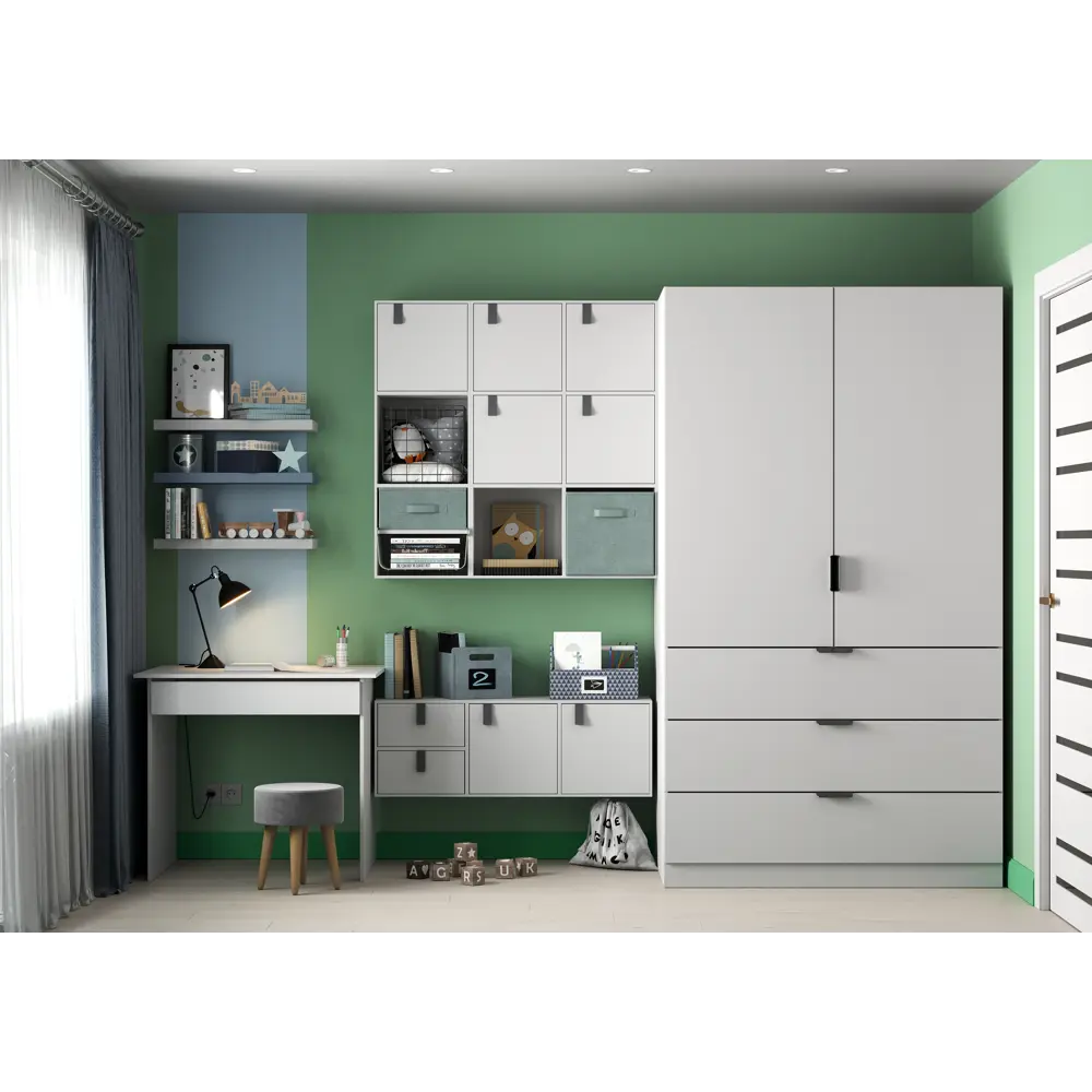 Фасад KONSENSA Руан 32.2x32.2x1.6 см ЛДСП цвет белый STLM-2075181 - Вид №7