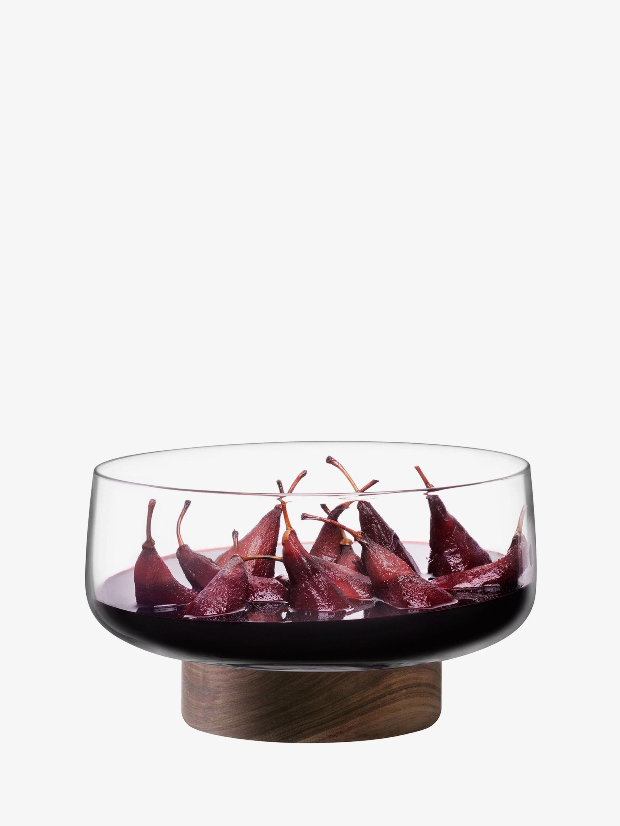 Деревянная и стеклянная чаша-Ø30cm LSA City ARCH-00050956 - Вид №1