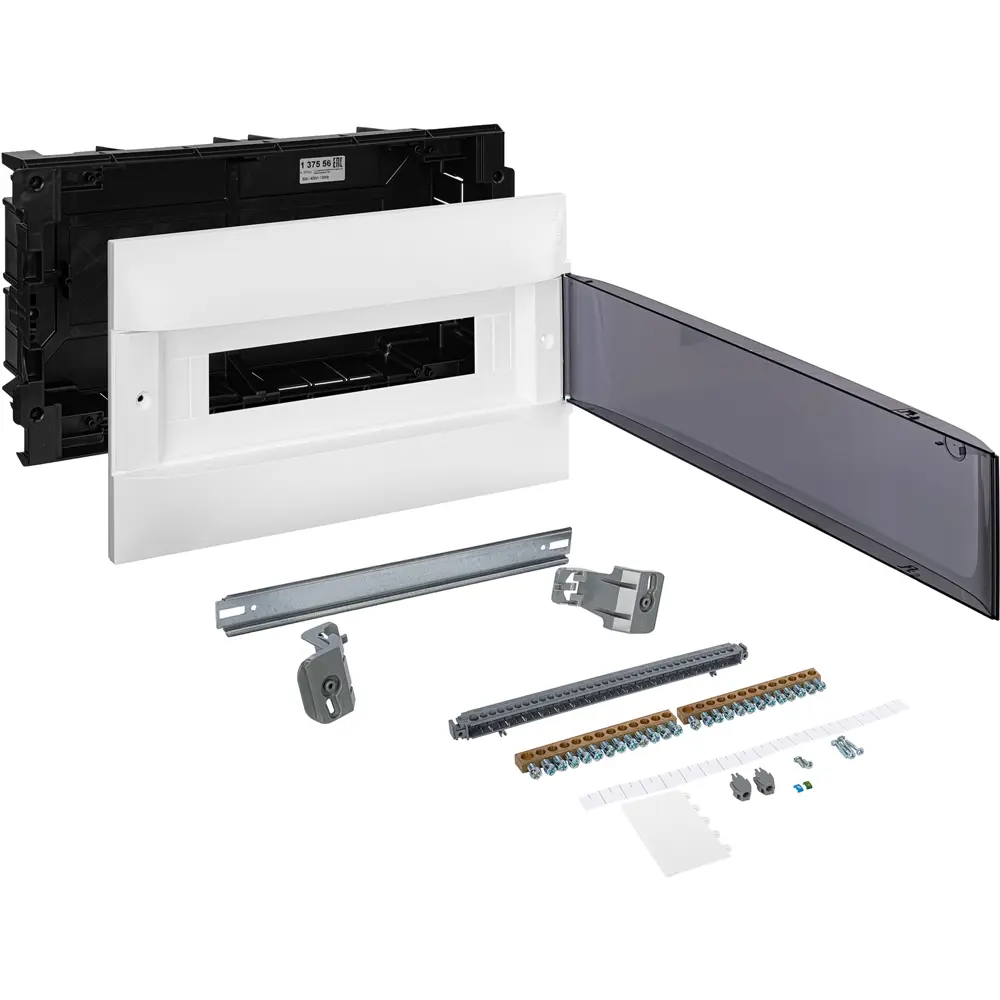 Щит распределительный встраиваемый Legrand Practibox S 18 модулей IP40 пластик цвет дымчатый STLM-2010894 - Вид №3