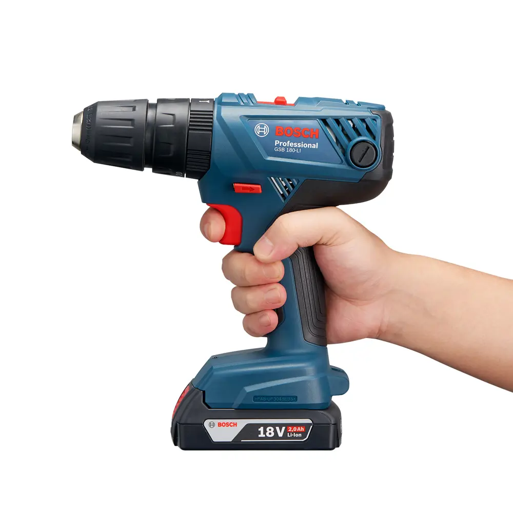 Дрель-шуруповерт аккумуляторная ударная Bosch GSB 180 Li 06019F8323, 18 В Li-Ion 2x2 Ач BOSCH PROFESSIONAL STLM-2070452 - Вид №6