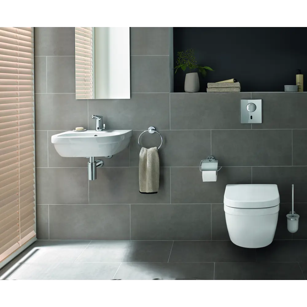 Унитаз подвесной Grohe Euro Ceramic 39206000 Triple Vortex безободковый STLM-2007701 - Вид №10