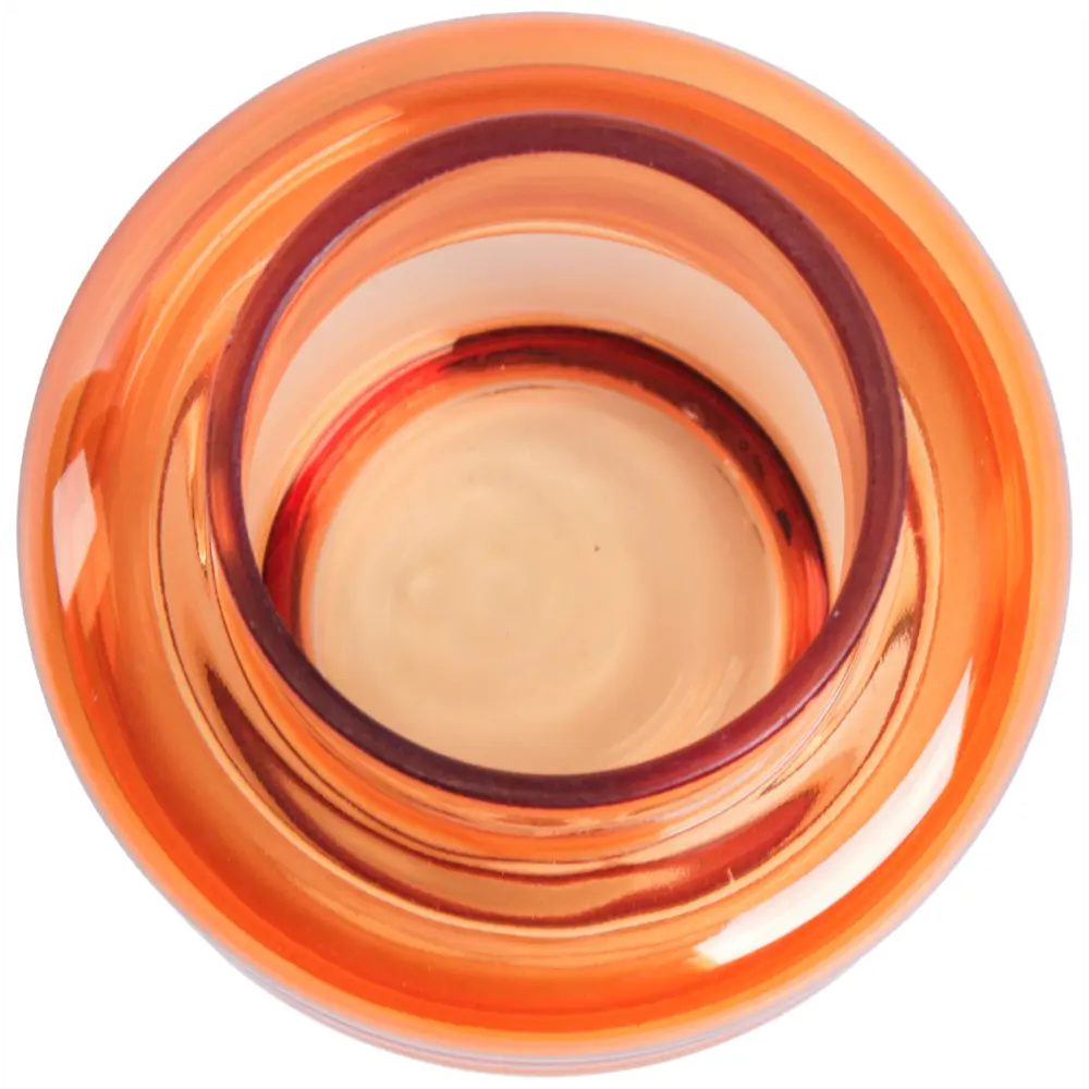 Ваза Кольца стекло цвет светло-коричневый 14.2 см Santreyd STLM-2016264 - Вид №2