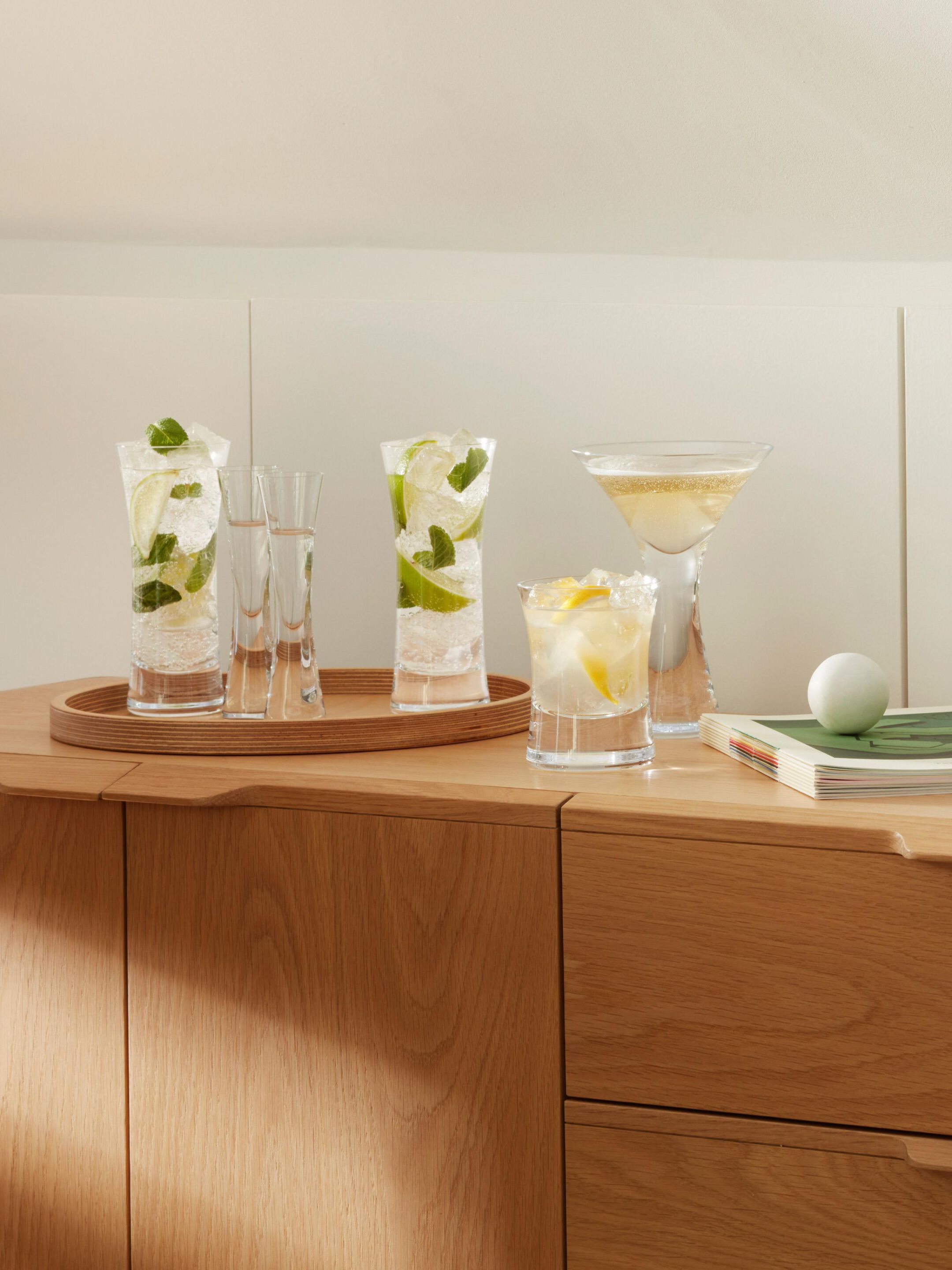 Набор стаканов для ликера из дутого стекла - 50 мл LSA Moya ARCH-00117666 - Вид №3