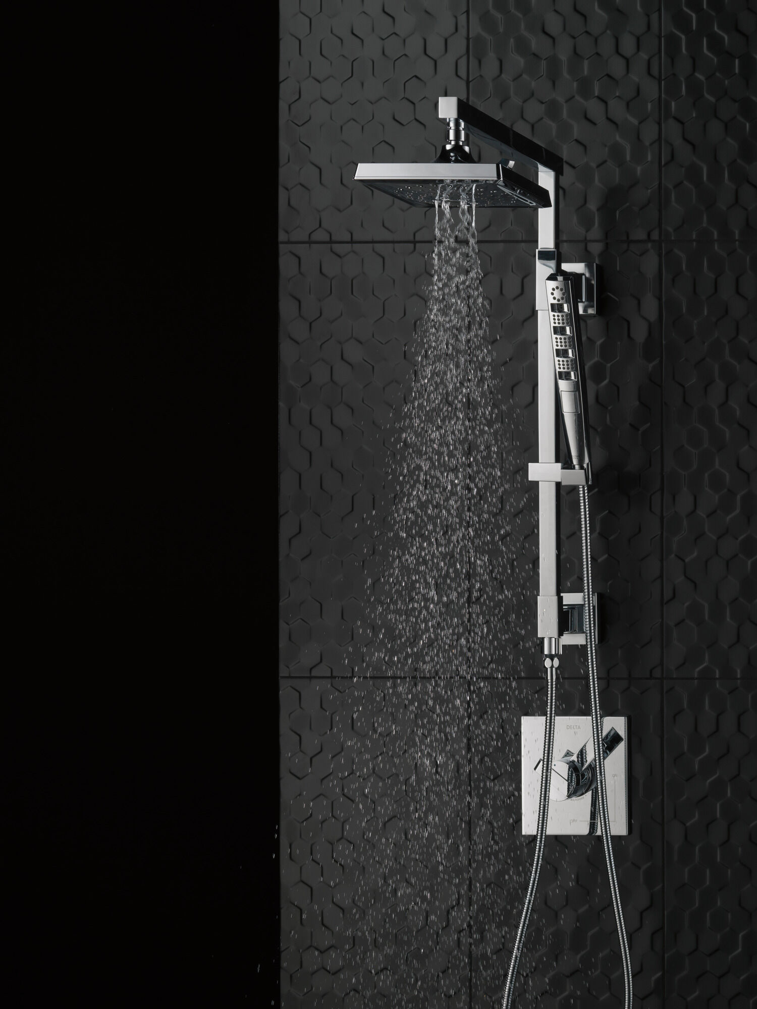 58410-RB Душевая колонна угловая 18 дюймов Delta Faucet Universal Showering Венецианская бронза  - Вид №9