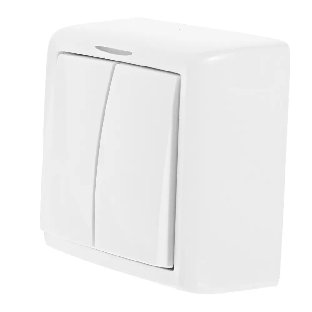 Выключатель Reone 2 клавиши цвет серый STLM-2097737 - Вид №1