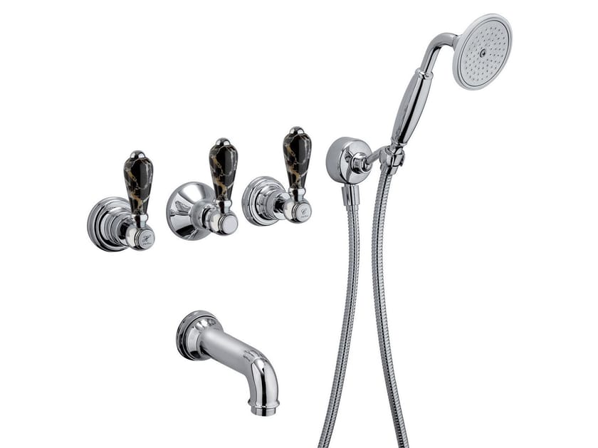 Встраиваемый смеситель для ванны с ручным душем Rubinetterie Frattini Lybra M Style ARCH-00079558