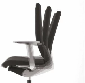 TALIN Офисное кресло из ткани с 5 спицами с подлокотниками на колесиках Aviamid